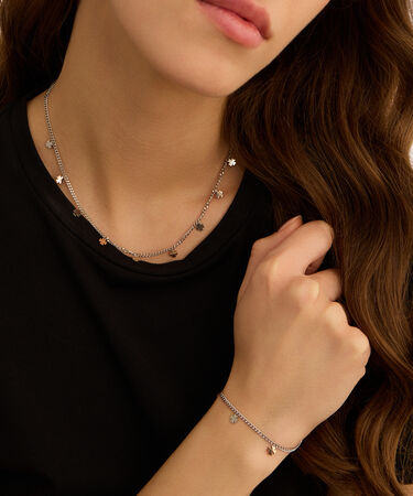 Collana Sunrise Acciaio Bicolore