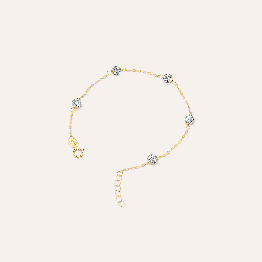 Bracciale Christelle Oro Giallo Cristallo - Bracciali Donna | Stroili
