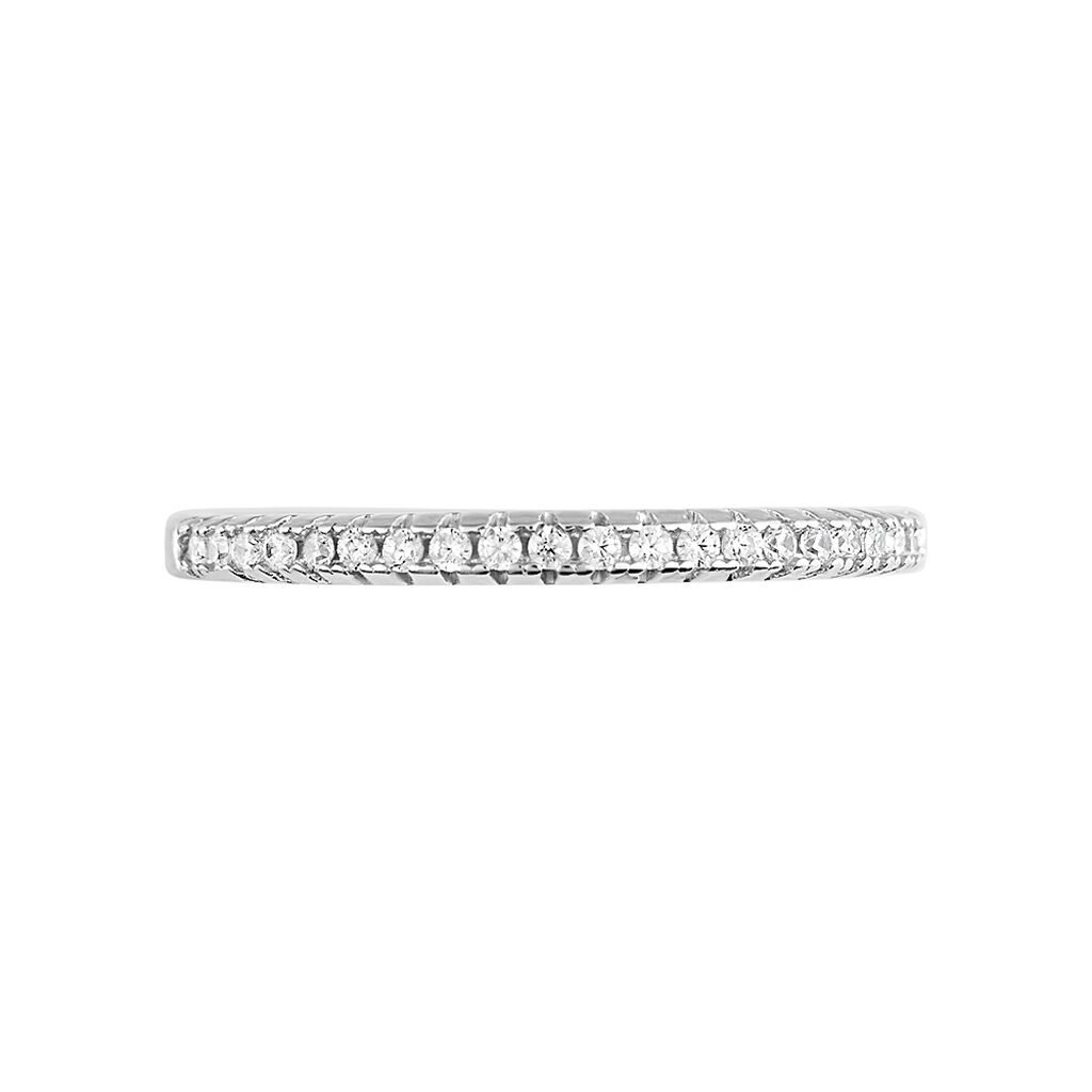 Anello Semi-eternity Silver Elegance Argento Rodiato Cubic Zirconia - Anelli con Pietre Donna | Stroili