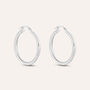 Orecchini A Cerchio Toujours Oro Bianco