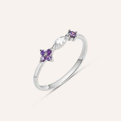 Anello Fantasia Silver Elegance Argento Bianco Cubic Zirconia - Anelli con Pietre Donna | Stroili