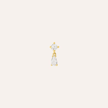 Piercing Orecchio Bon Ton Oro Giallo Cubic Zirconia