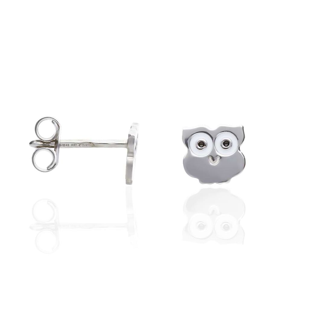 Orecchini Lobo Silver Baby Argento Bianco - Orecchini a Lobo Bambino | Stroili