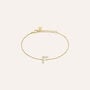 Bracciale Silver Glow Argento Dorato Cubic Zirconia