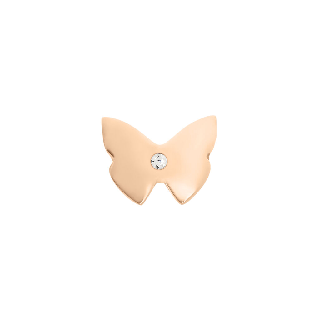 Bead Essential Code Acciaio Rosa Cristallo - Beads Donna | Stroili