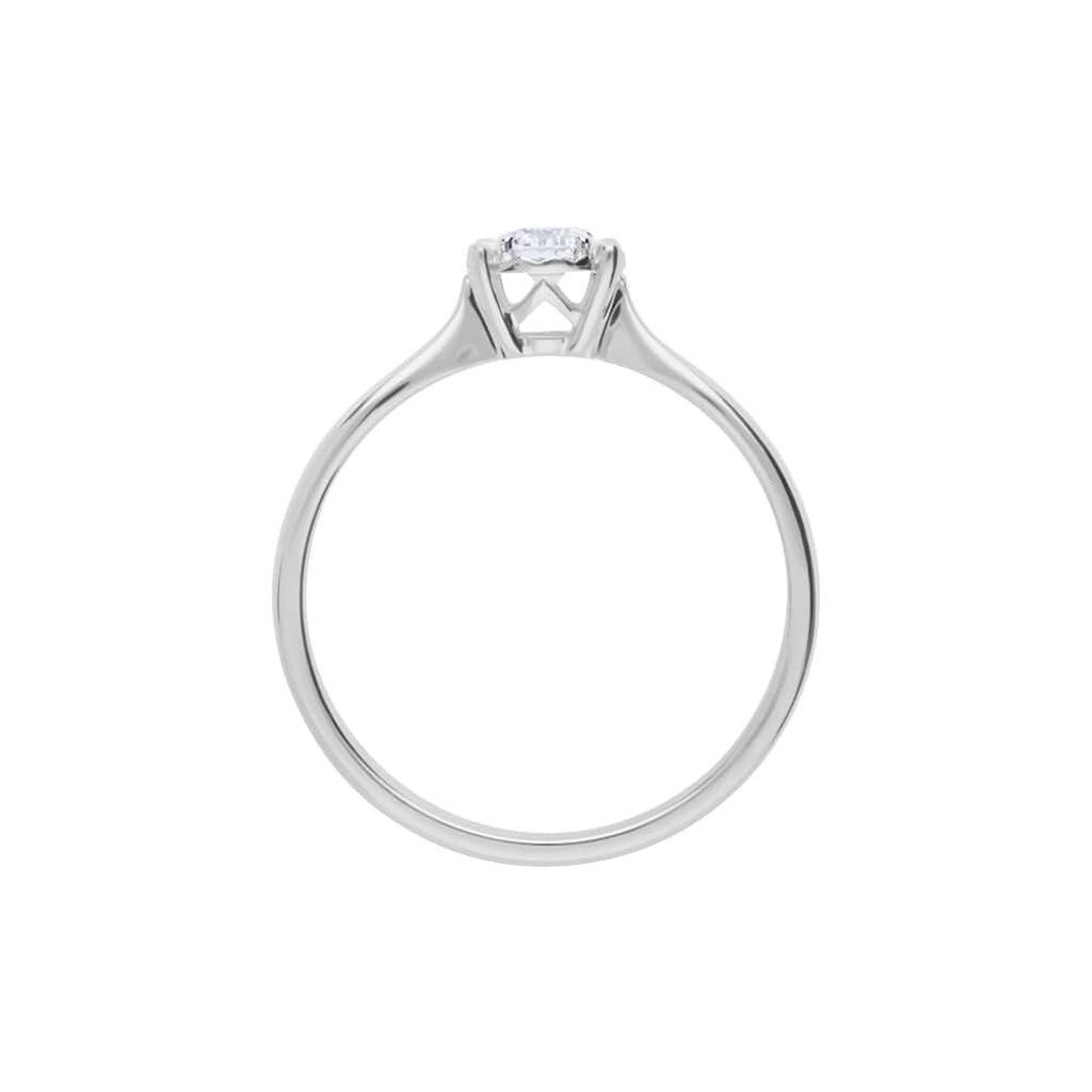 Anello Solitario Diamotion Oro Bianco Diamante - Anelli con Pietre Donna | Stroili