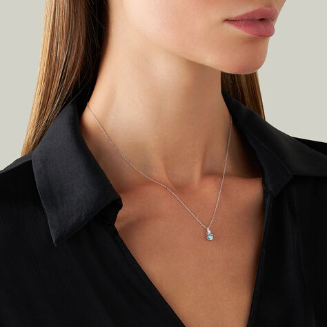 Collana Doppio Punto Luce Diamade Oro Bianco Diamante Lab-Grown - Collane Punto Luce Donna | Stroili