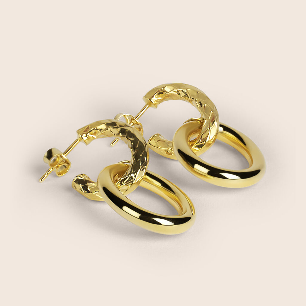 Orecchini Pendenti Gold Essence Oro Giallo