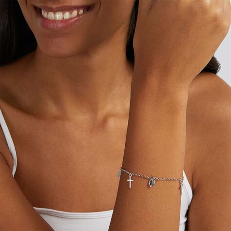 Bracciale Rosario Silver Soul Argento Rodiato - Bracciali con Rosario Donna | Stroili