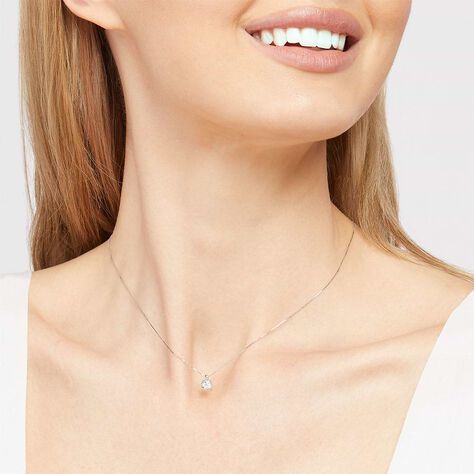 Collana Punto Luce Diamazing Oro Bianco Diamante - Collane Punto Luce Donna | Stroili