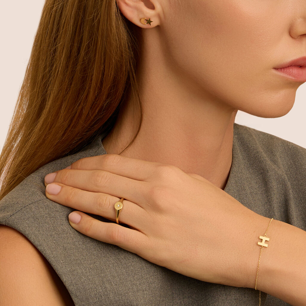 Orecchini Spaiati Bon Ton Oro Giallo