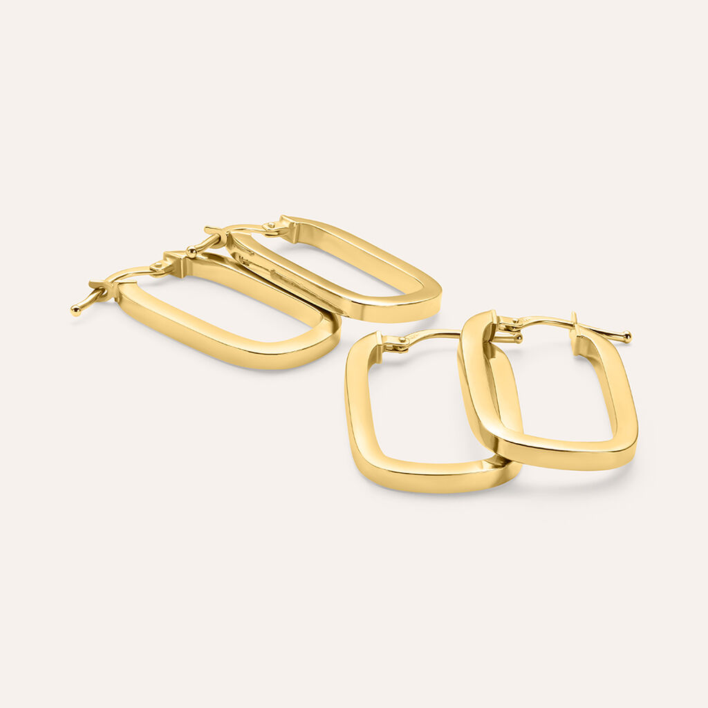 Orecchini A Cerchio Toujours Oro Giallo