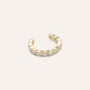Ear Cuff Golden Dream Placcato Oro Giallo Cubic Zirconia