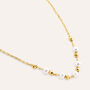 Collana Desideria Argento Nobile Dorato Perla D'Acqua Dolce
