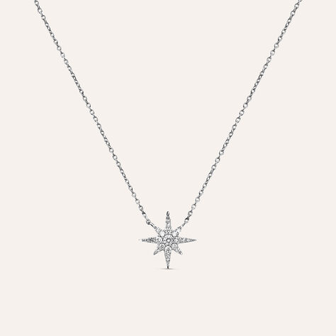 Collana Sophia Oro Bianco Diamante - Collane Donna | Stroili