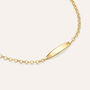 Bracciale Con Targhetta Holy Oro Giallo