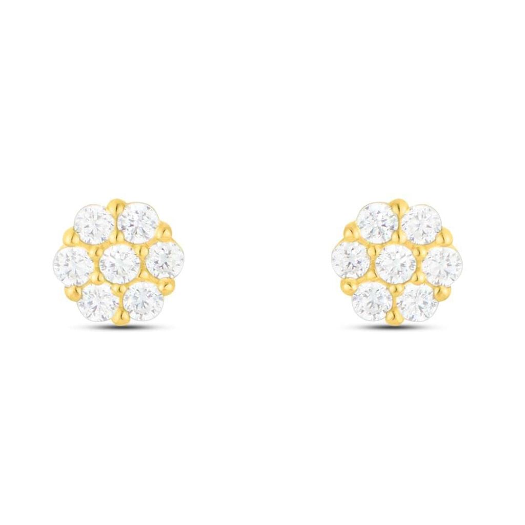 Orecchini Lobo Bon Ton Oro Giallo Cubic Zirconia - Orecchini a Lobo Donna | Stroili