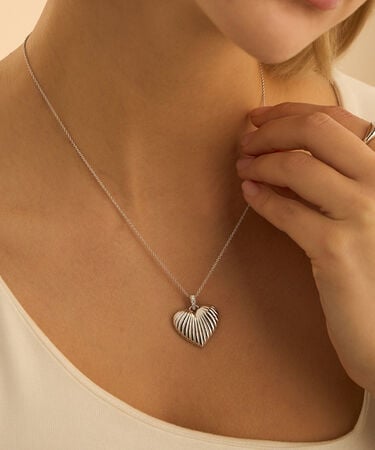 Collana Silver Collection Argento Rodiato Cubic Zirconia
