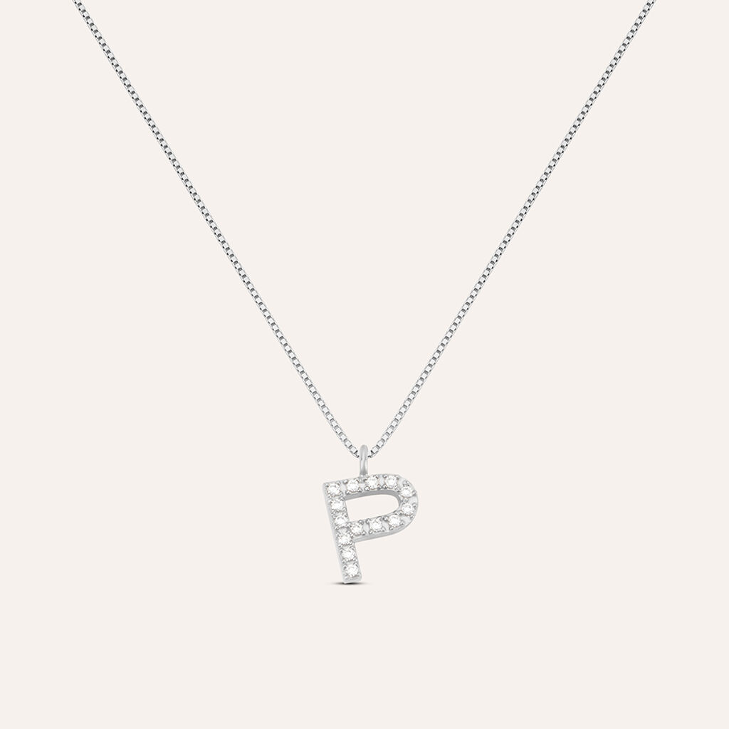 Collana Silver Moments Argento Rodiato Cubic Zirconia