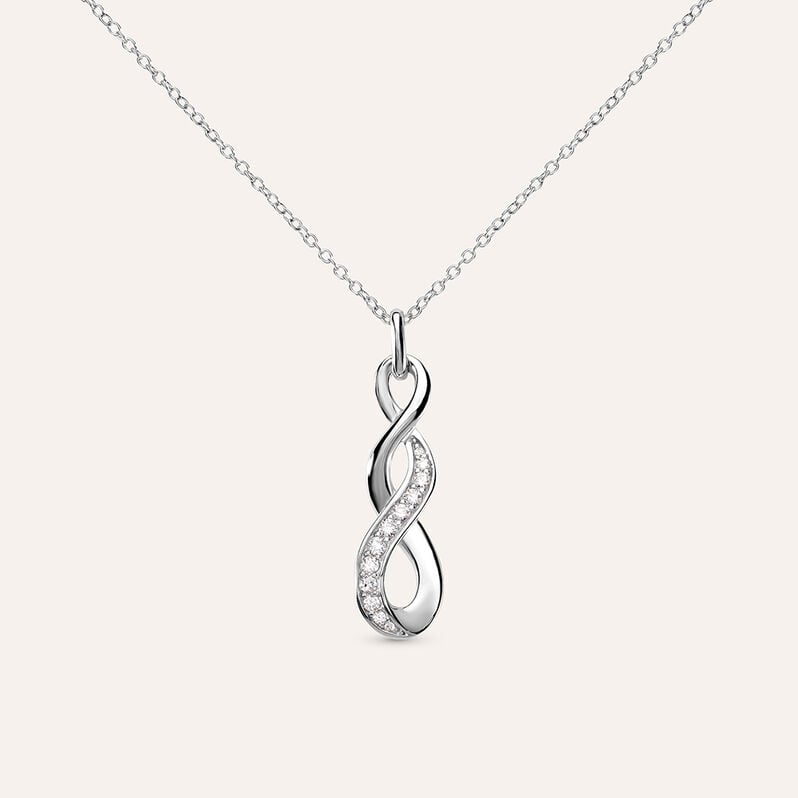 Collana Silver Shine Argento Rodiato Cubic Zirconia - Collane Donna | Stroili