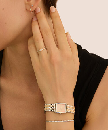 Orecchini Lobo Punto Luce Grace Oro Bianco Diamante