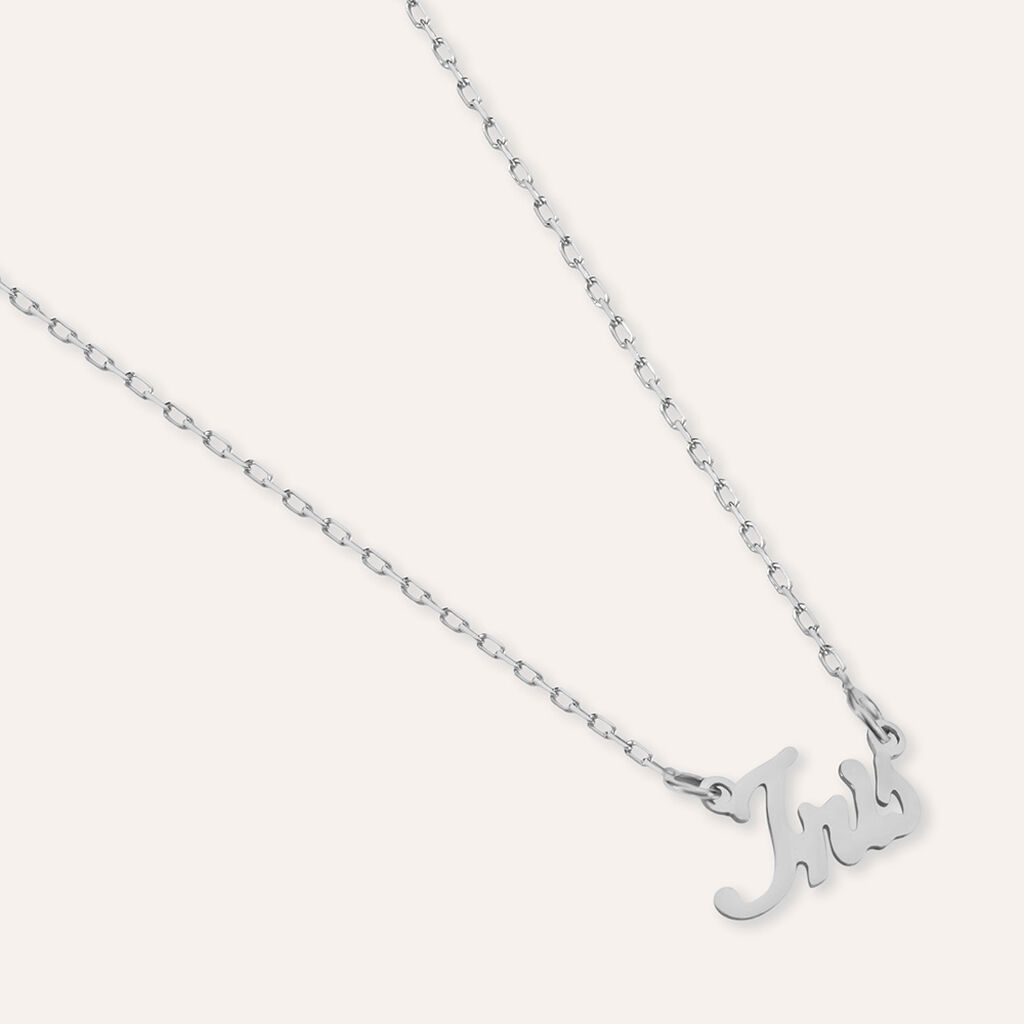 Collana Iris Gold Names Oro Bianco