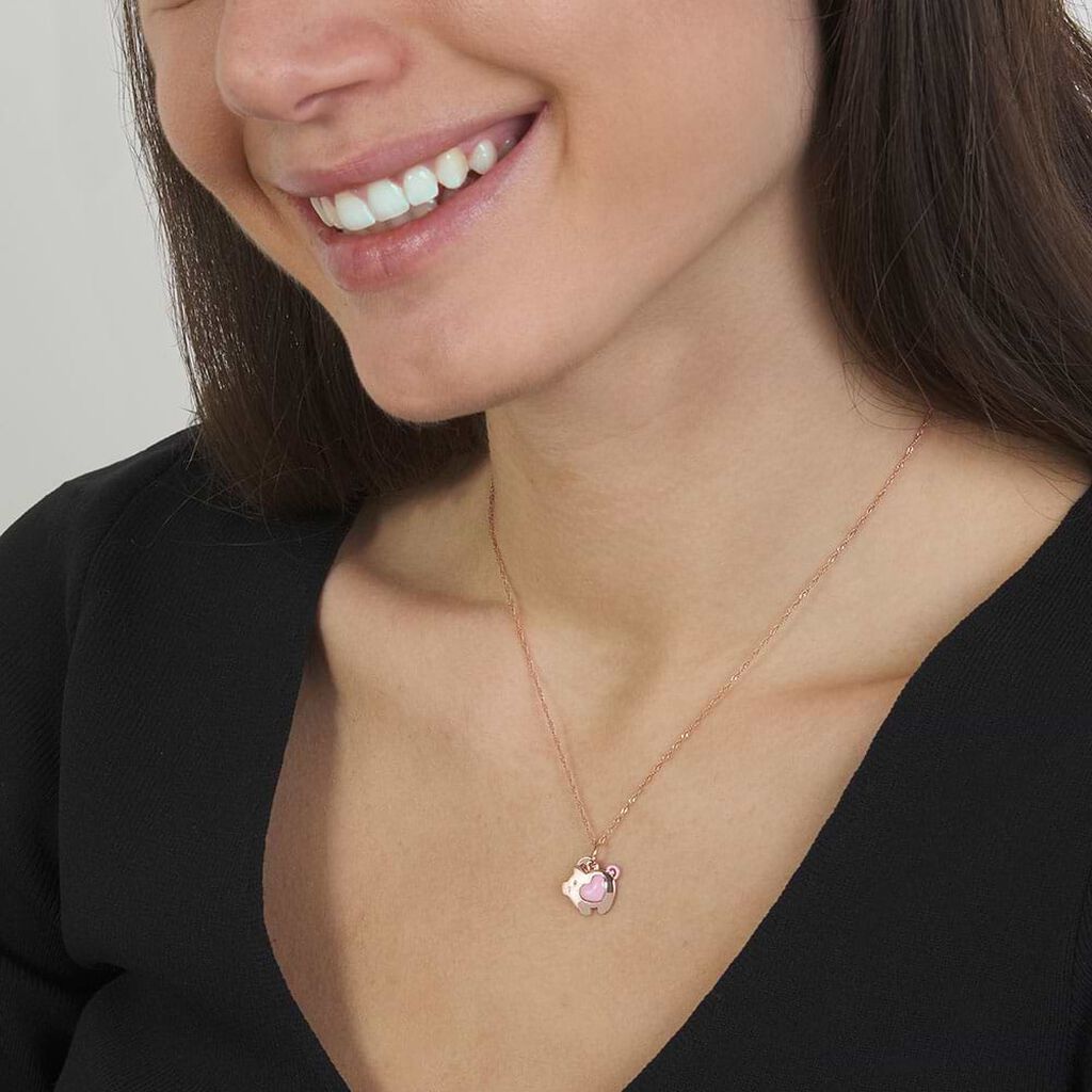 Pendente Love Beats Argento Rosa - Ciondoli Donna | Stroili