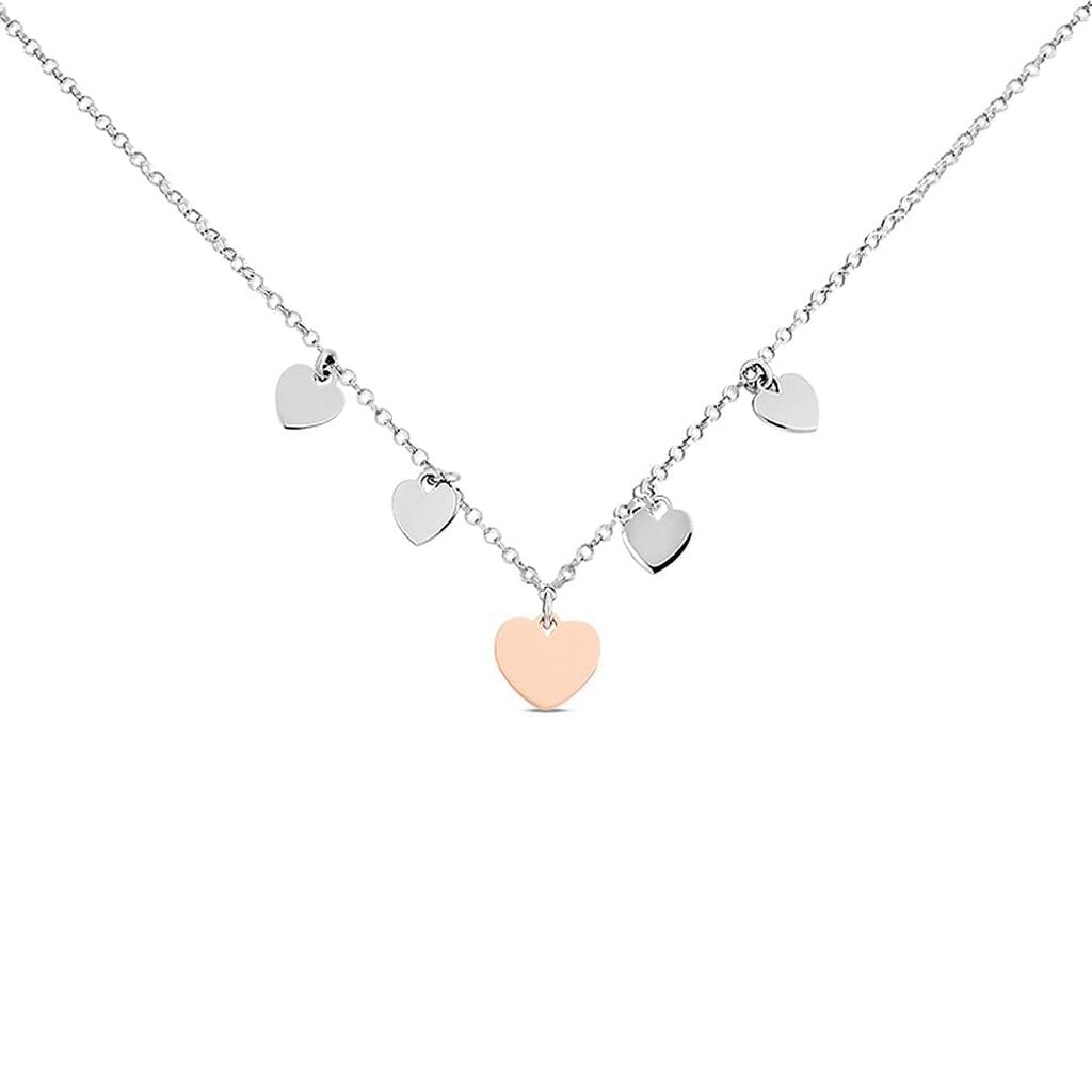 Collana Silver Collection Argento Bicolore Bianco / Rosa - Collane Donna | Stroili