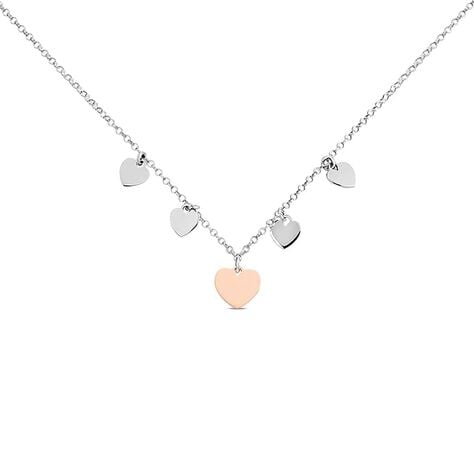 Collana Silver Collection Argento Bicolore Bianco / Rosa - Collane Donna | Stroili