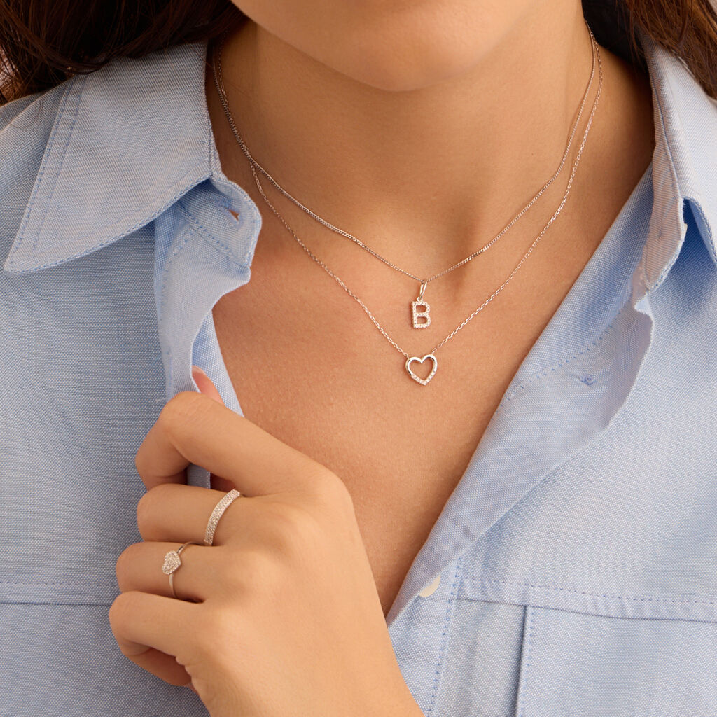 Pendente Sophia Oro Bianco Diamante