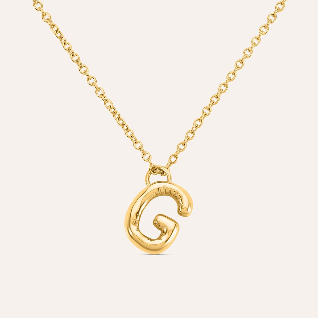 Collana Radiance Acciaio Dorato