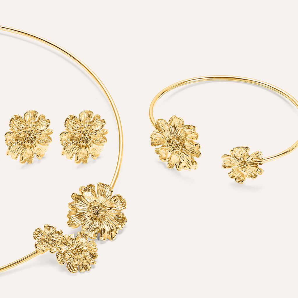 Bangle Radiance Acciaio Dorato