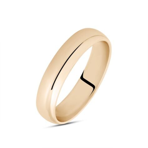 Fede Mantovana 5 mm Oro Rosa - Anelli con Incisione Unisex | Stroili