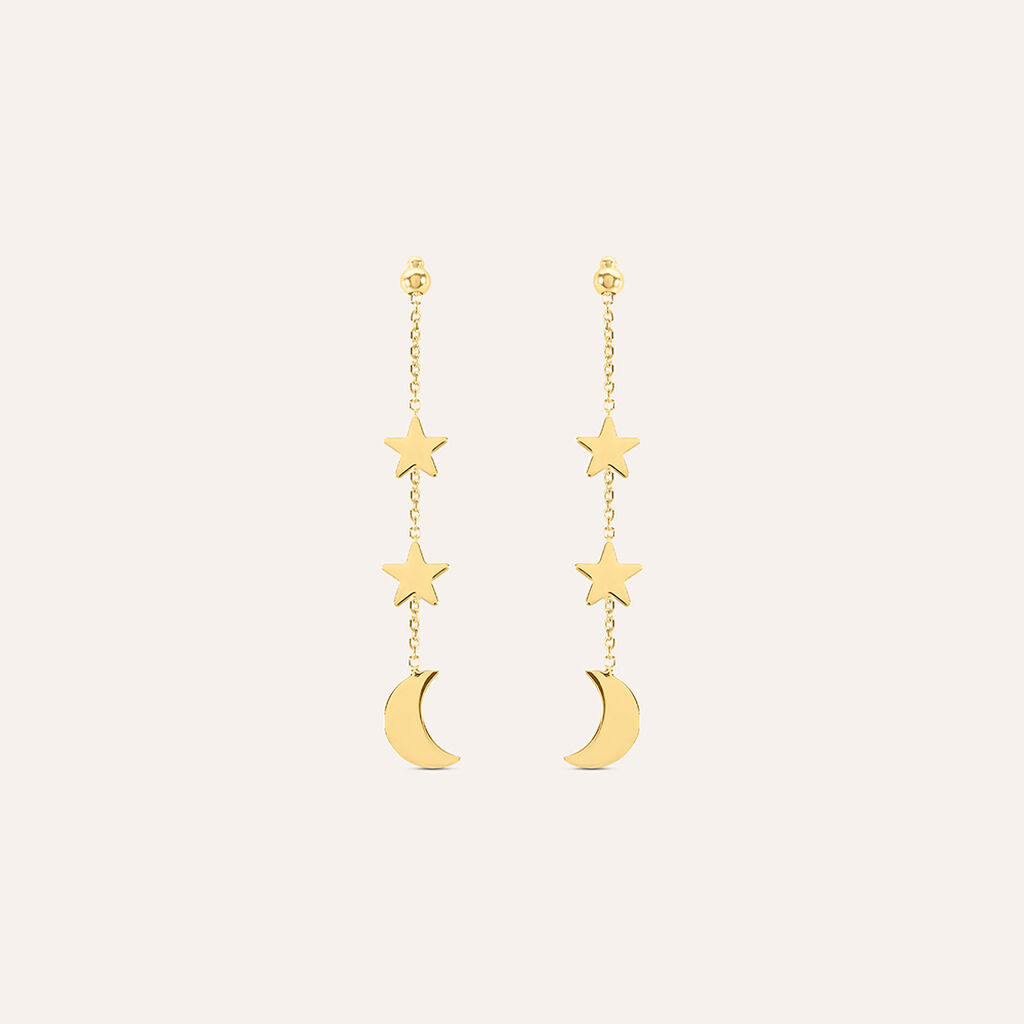 Orecchini Pendenti Beverly Oro Giallo