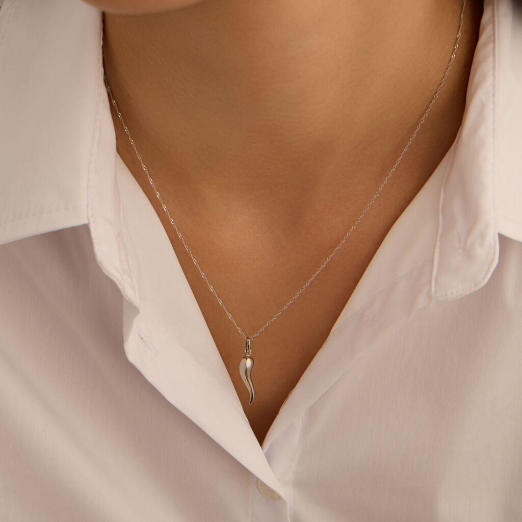 Pendente Poème Oro Bianco