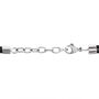 Bracciale timone in acciaio e corda