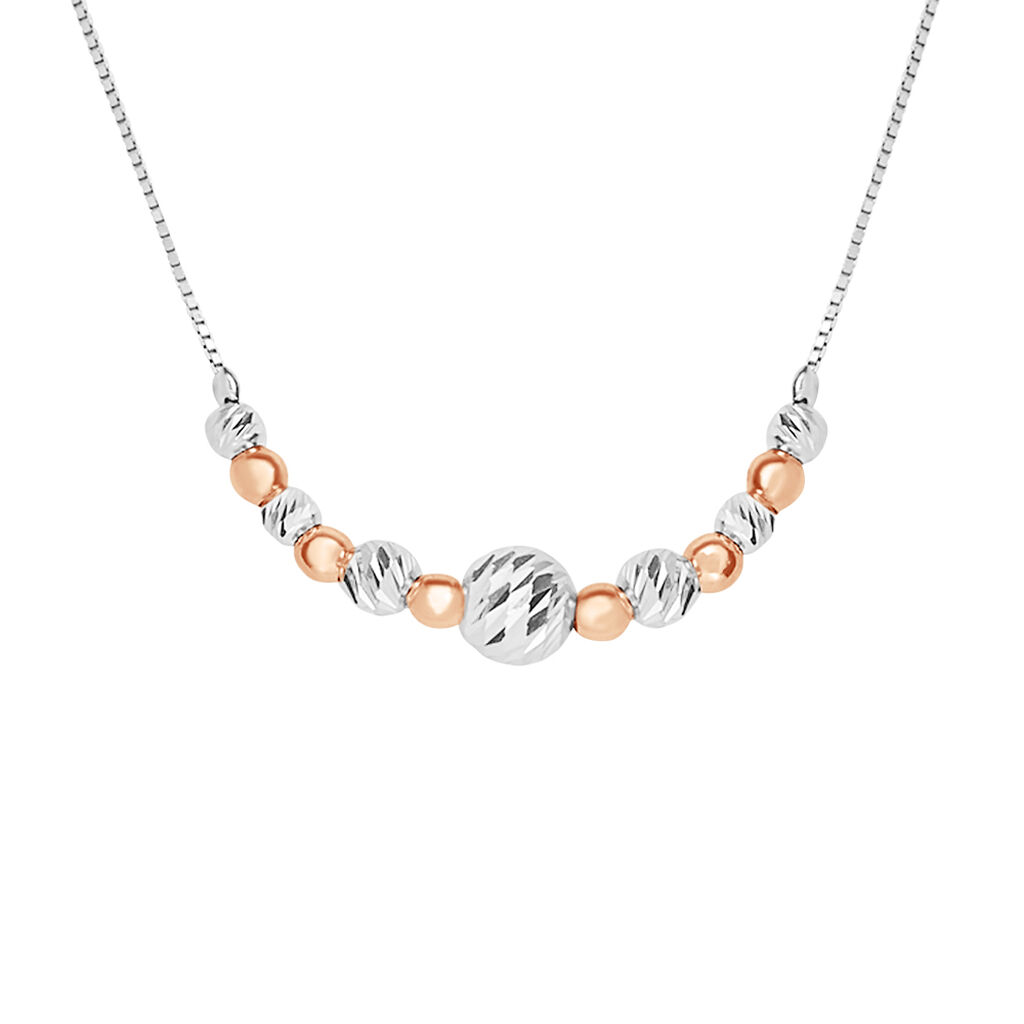 Collana Silver Collection Argento Bicolore Bianco / Rosa - Collane Donna | Stroili