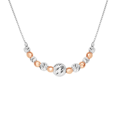 Collana Silver Collection Argento Bicolore Bianco / Rosa - Collane Donna | Stroili