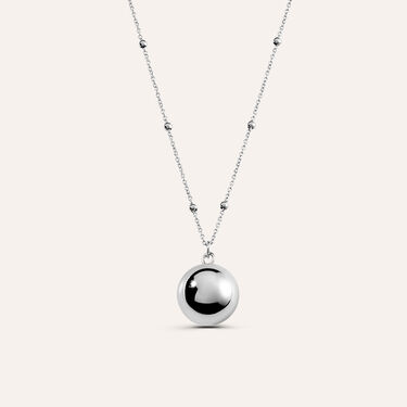Collana Chiama Angeli Sunrise Acciaio Bicolore Bianco / Rosa