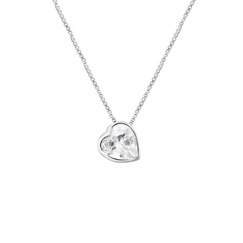 Collana Silver Elegance Argento Rodiato Cubic Zirconia - Collane Donna | Stroili