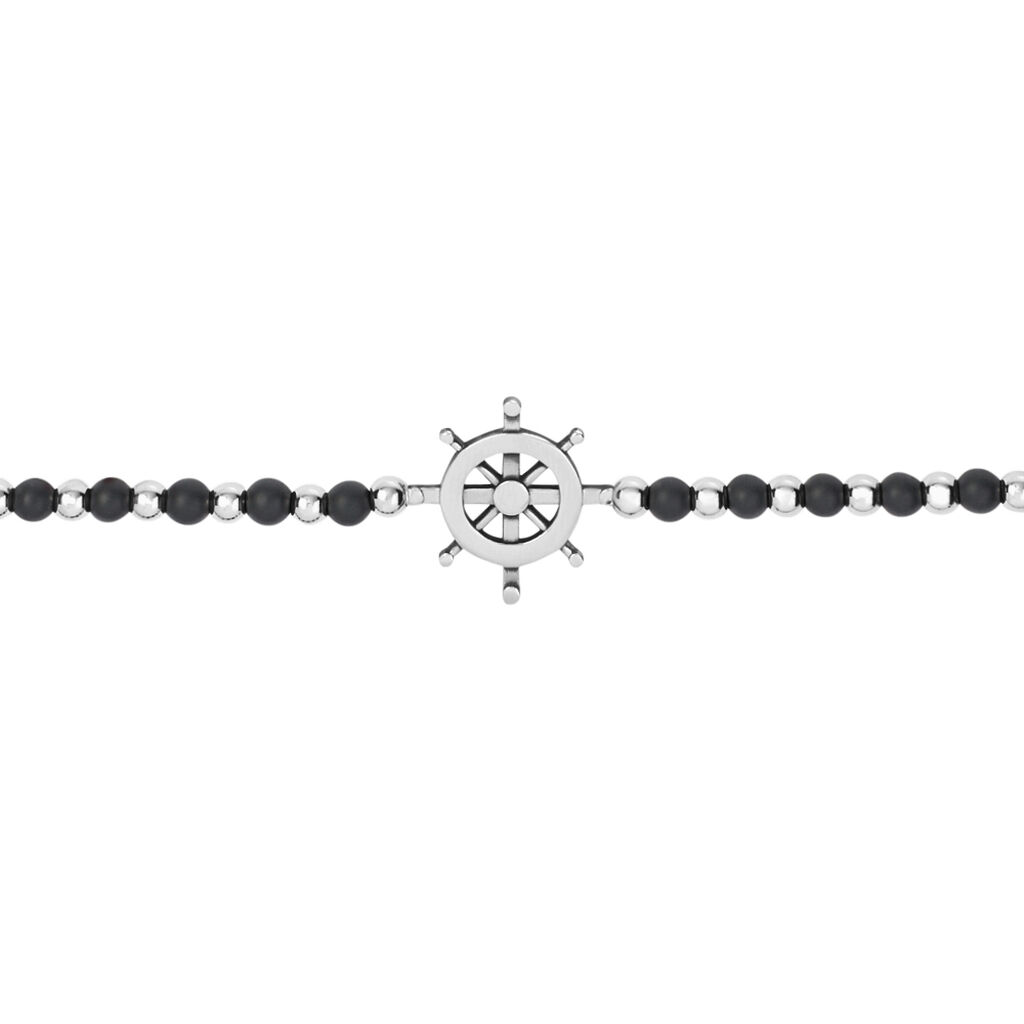 Bracciale Man Code Acciaio Onice - Bracciali Uomo | Stroili