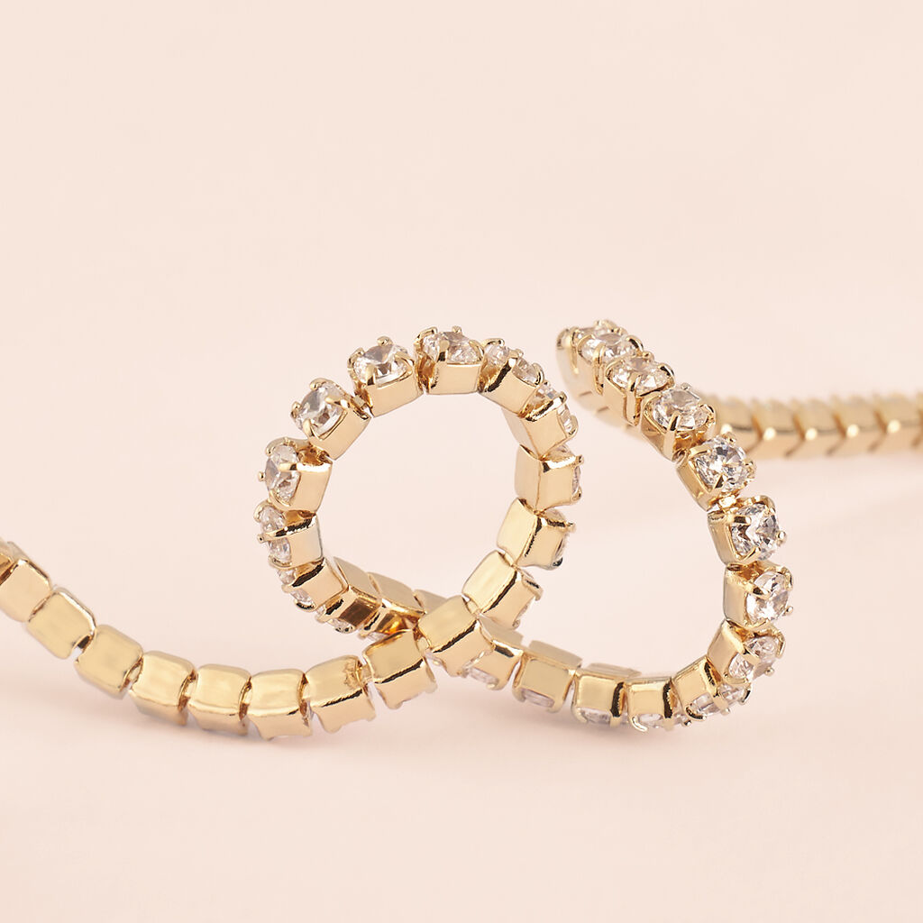 Bracciale Tennis Golden Dream Placcato Oro Giallo Cubic Zirconia - Bracciali Tennis Donna | Stroili