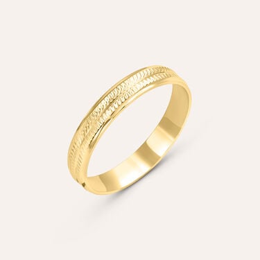 Fede Classica Diamantata 3.3 mm Oro Giallo