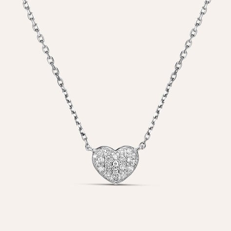 Collana Sophia Oro Bianco Diamante - Collane Donna | Stroili