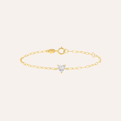 Bracciale Punto Luce Claire Oro Giallo Cubic Zirconia - Bracciali Amicizia Donna | Stroili