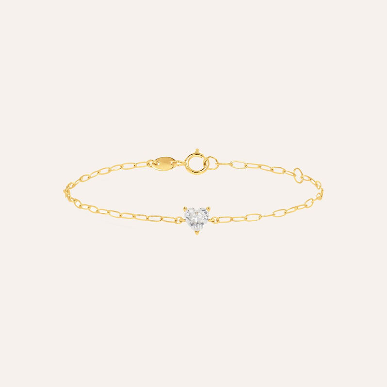 Bracciale Punto Luce Claire Oro Giallo Cubic Zirconia - Bracciali Amicizia Donna | Stroili