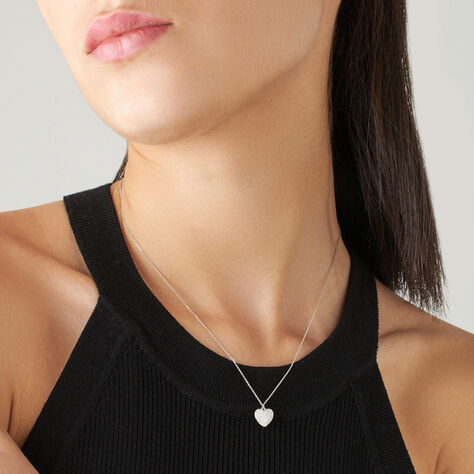Collana Claire Oro Bianco Cubic Zirconia - Collane Donna | Stroili