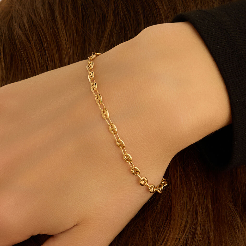Bracciale Catena Colette Oro Giallo - Bracciali Unisex | Stroili
