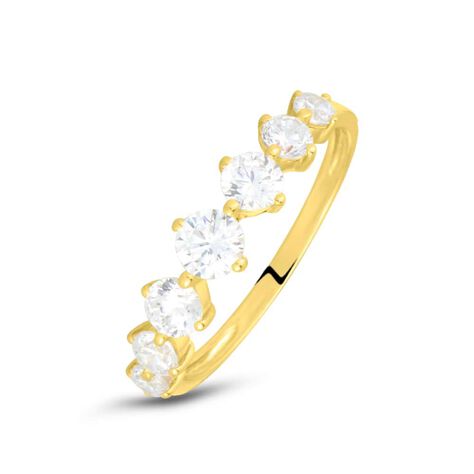 Anello Riviere Claire Oro Giallo Cubic Zirconia - Anelli Riviere Donna | Stroili