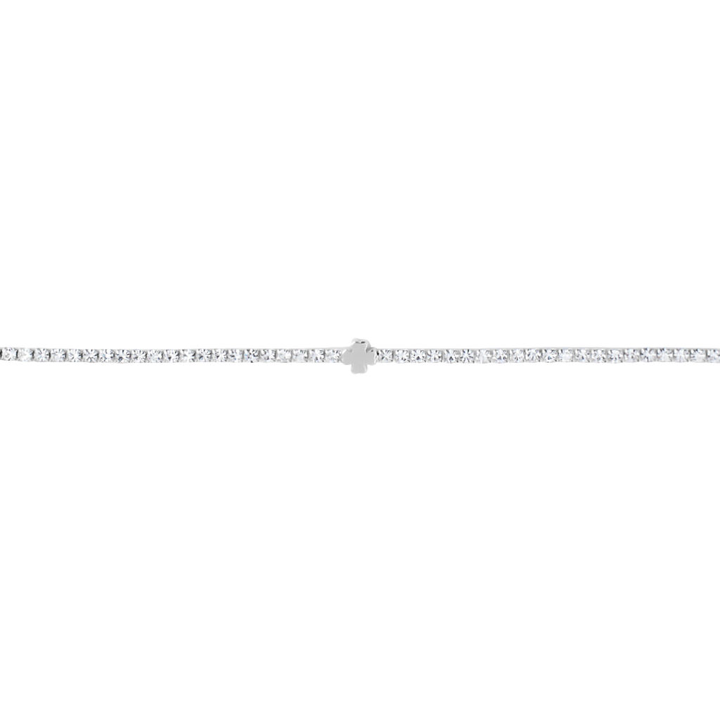 Bracciale Tennis Romantic Shine Metallo Cristallo - Bracciali Tennis Donna | Stroili